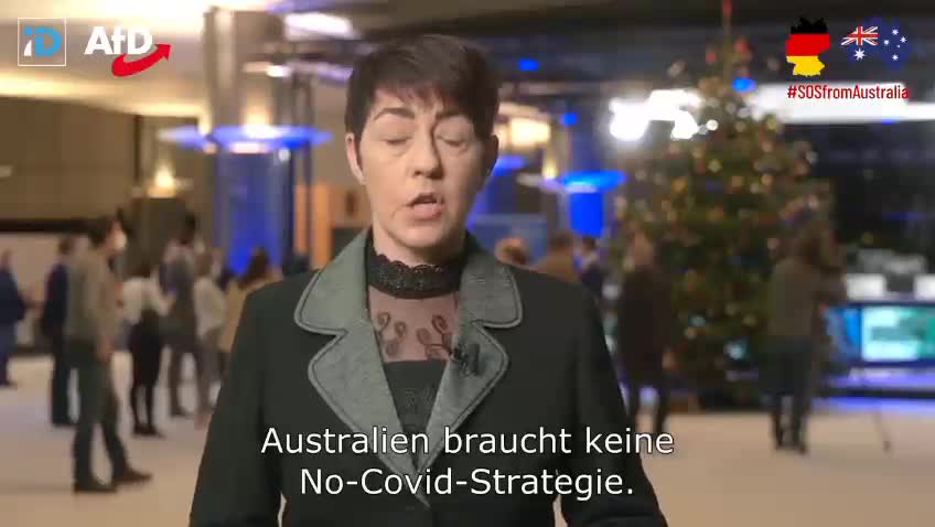 Christine Anderson EU MP to Australia