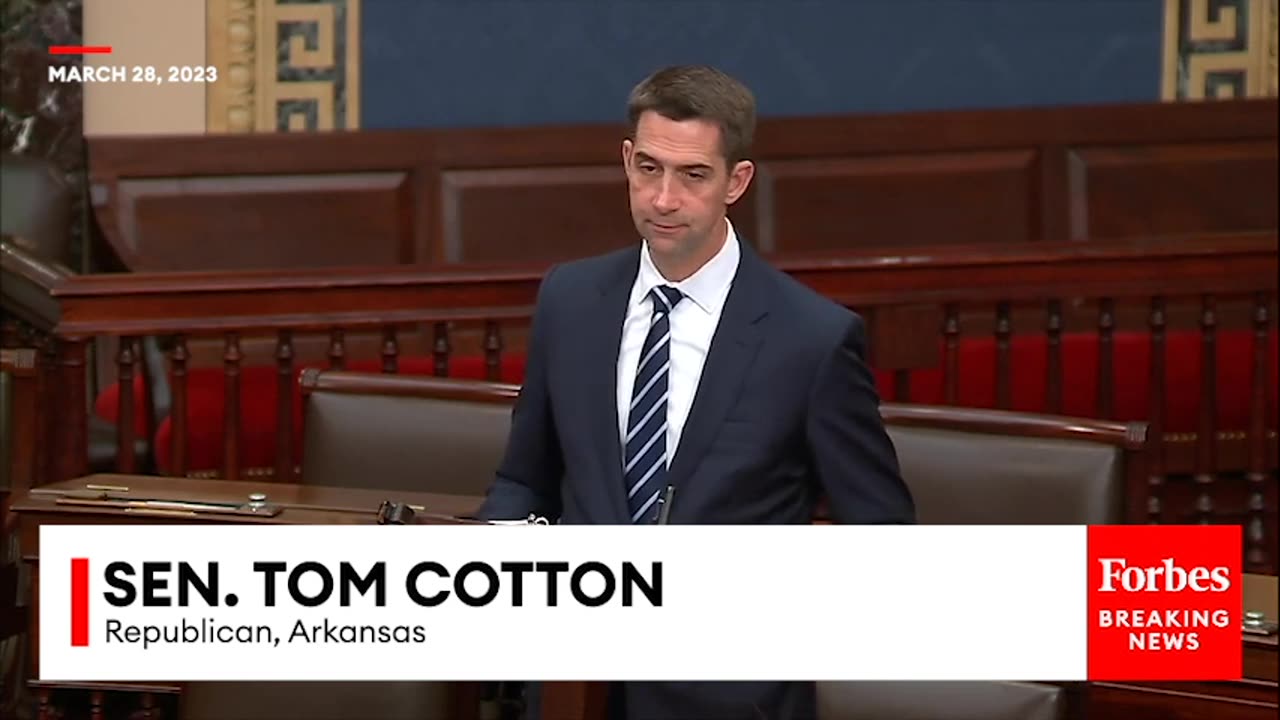 'Even He Couldn't Turn A Blind Eye'- Tom Cotton Excoriates Obama On Senate Floor