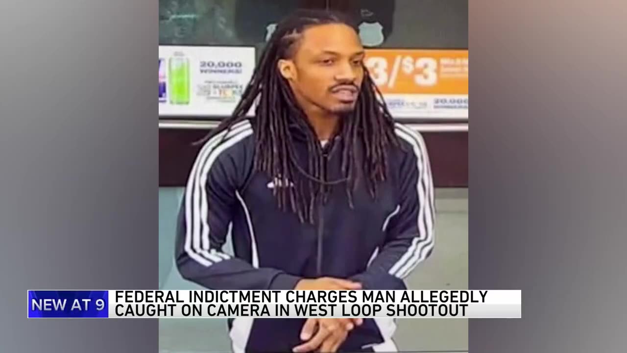 Federal indictment charges man allegedly caught on camera in Chicago West Loop shootout