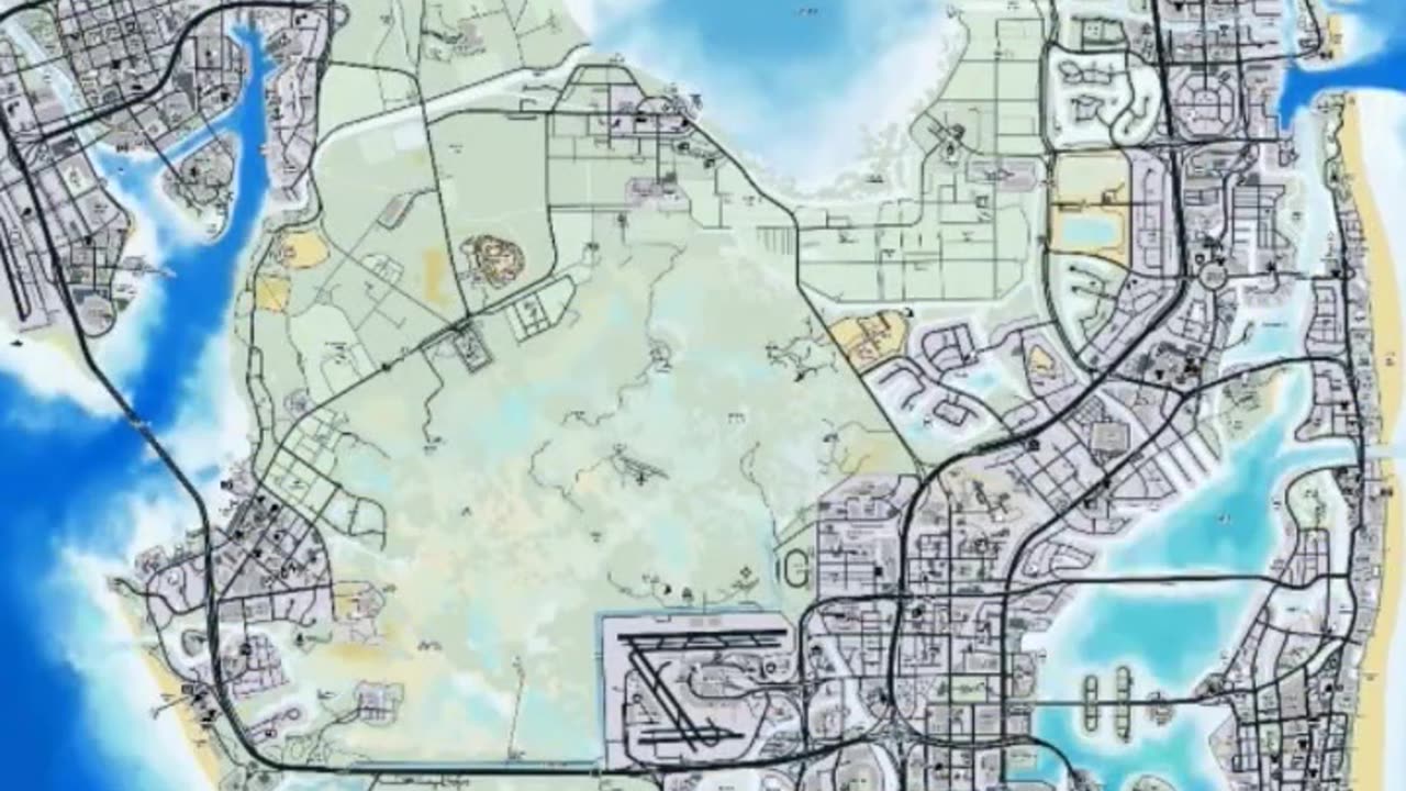 Gta 5 vs Gta 6 Map #short