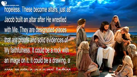 I am your Daddy... Take My Hand and trust Me like a little Child ❤️ Love Letter from Jesus Christ