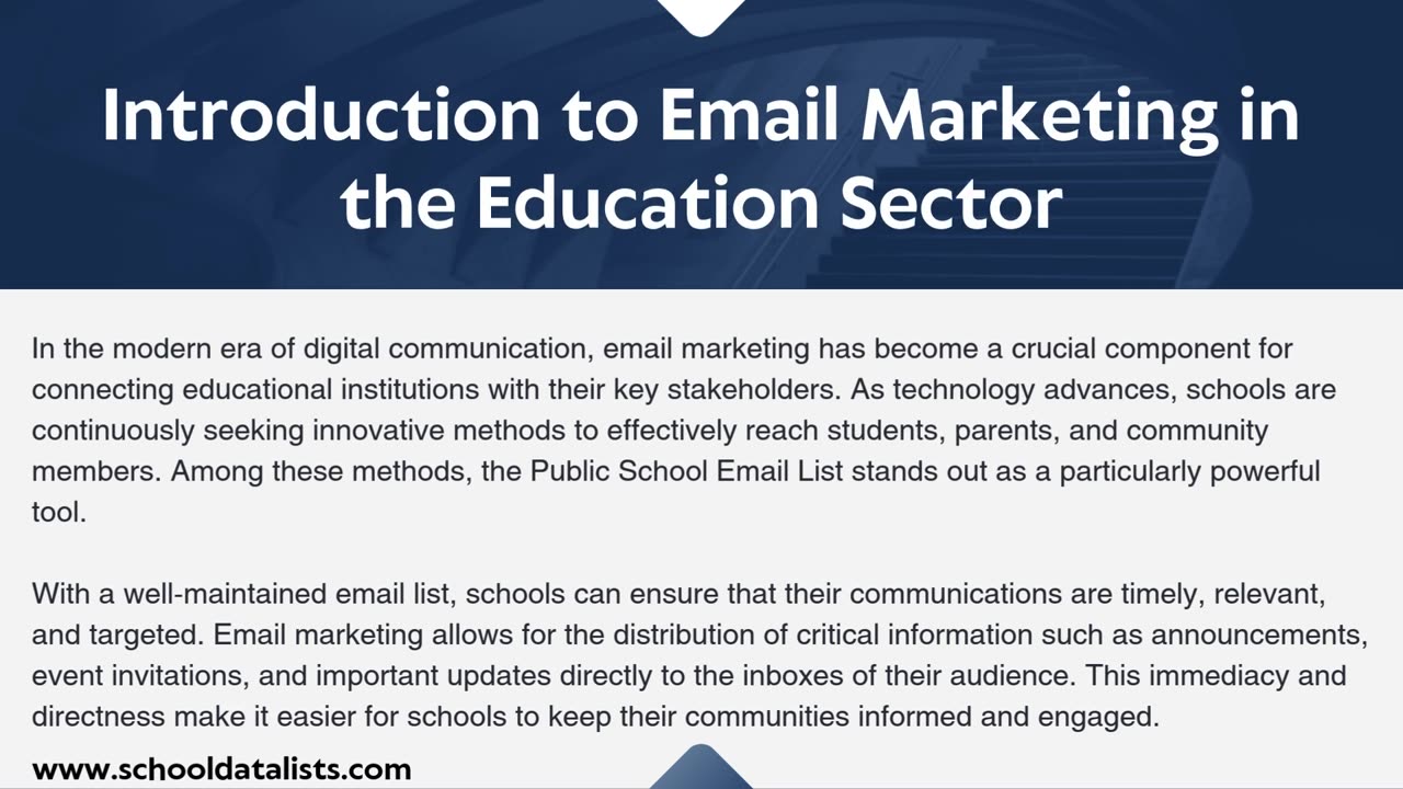 Why a Public School Email List Is Essential for Education Marketing in 2024?