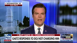 DOJ says it won't charge Matt Gaetz