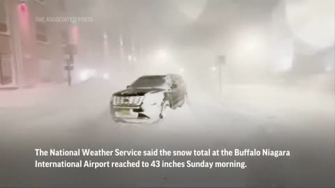 Buffalo, New York, paralyzed by winter snow storm