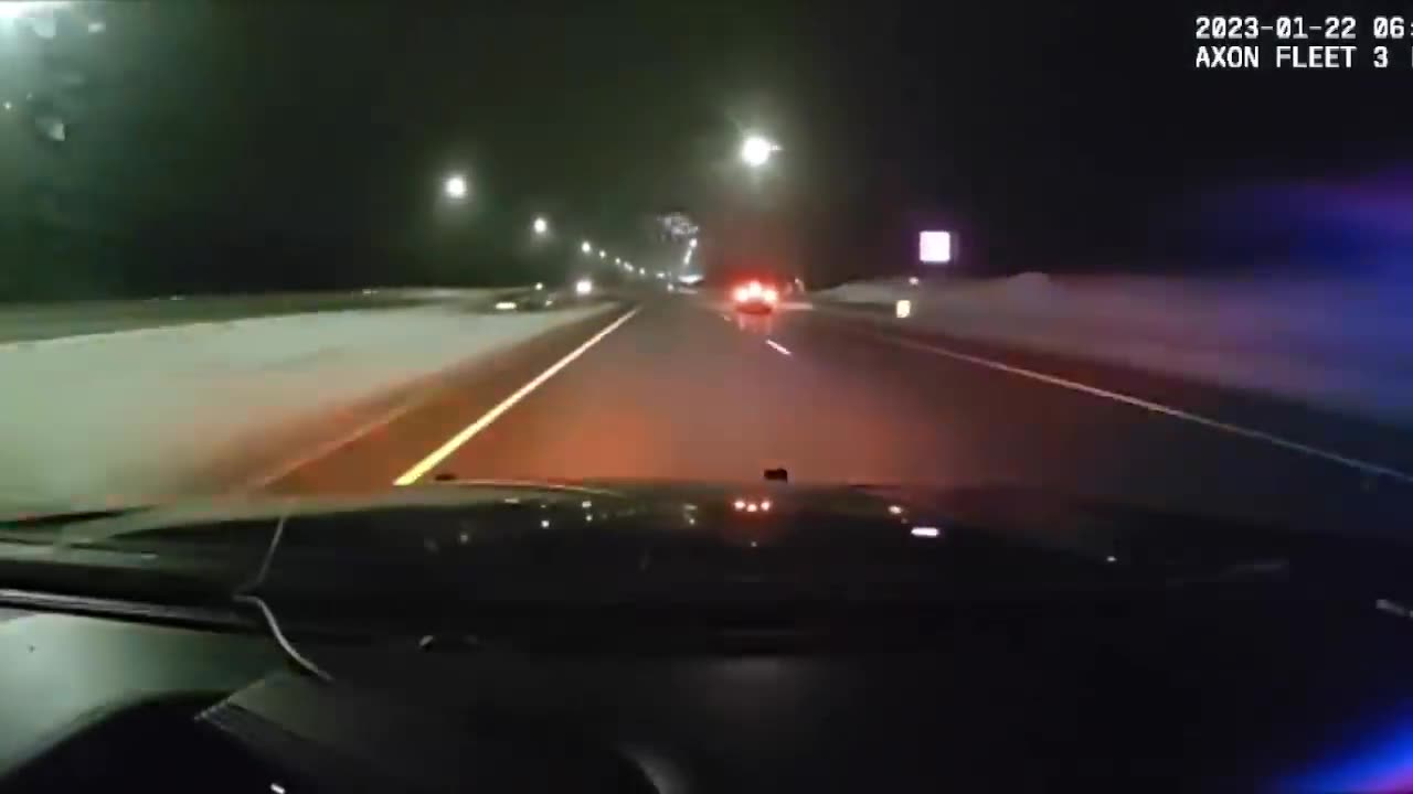 High-Speed Crash Happens In Front Of Trooper