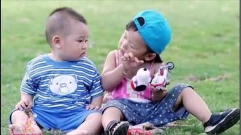 Funny amusing brothers.