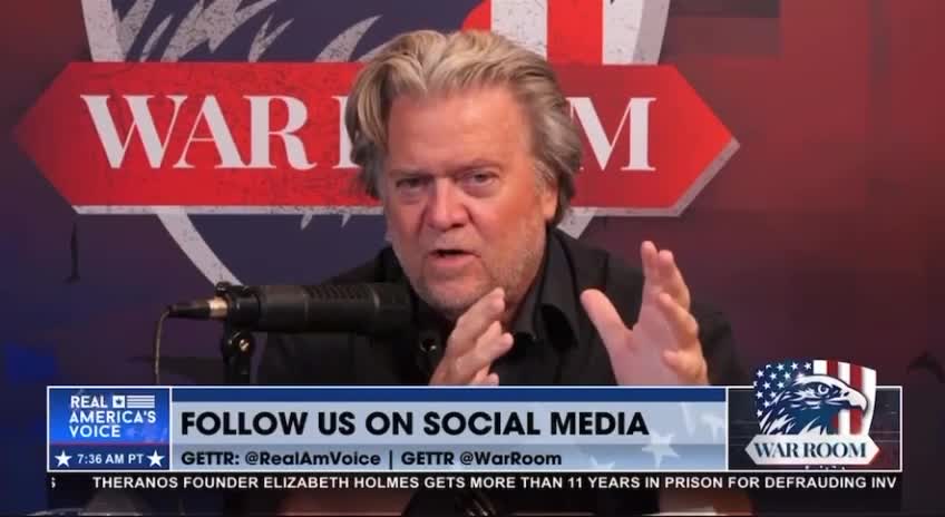 Grace Chong GETTR - Bannon: This is the way the con works