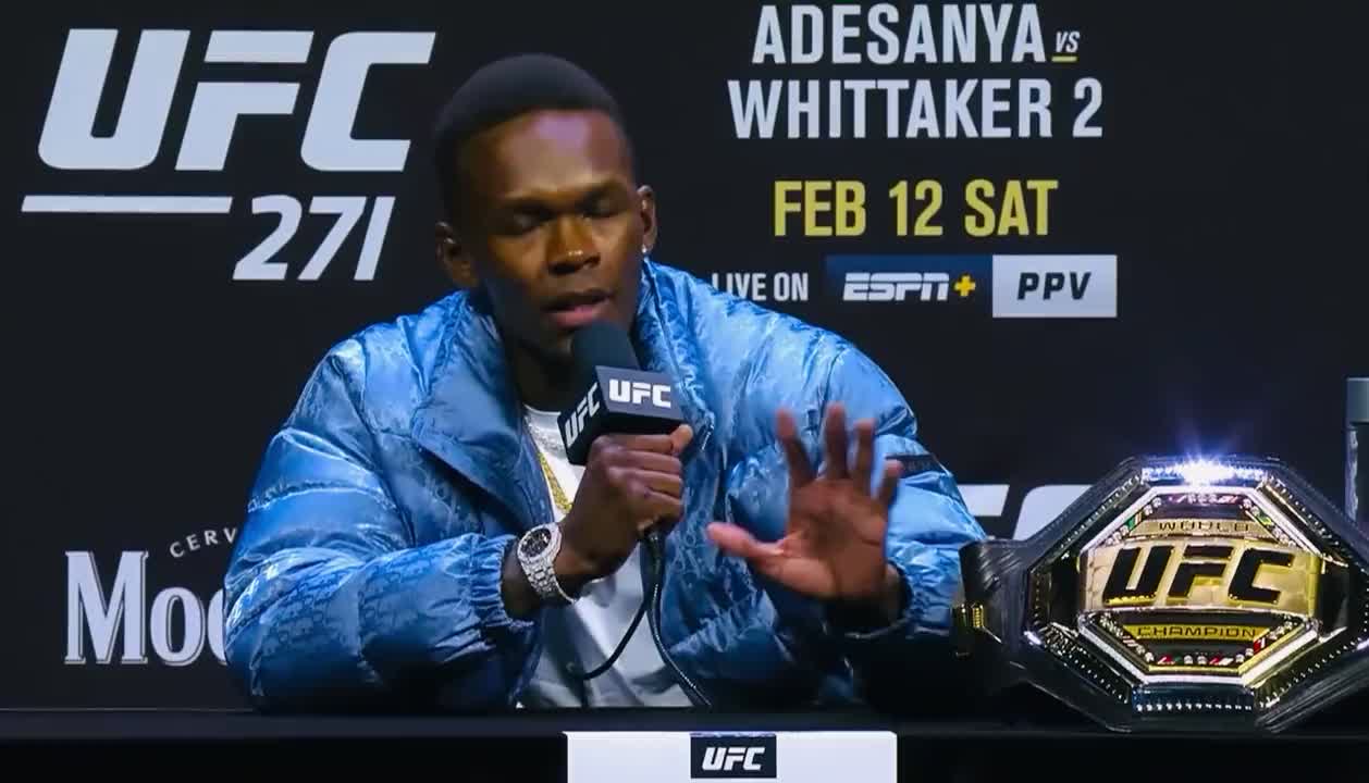 UFC Middleweight Champion Israel Adesanya Vehemently Defends Joe Rogan