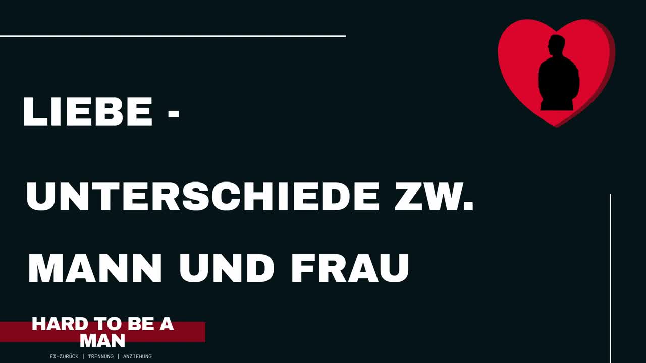 Liebe - Unterschiede zwischen Mann und Frau