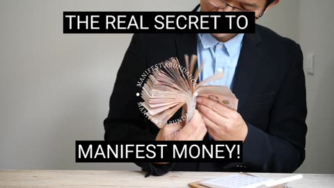 THE REAL SECRET TO MANIFEST MONEY!