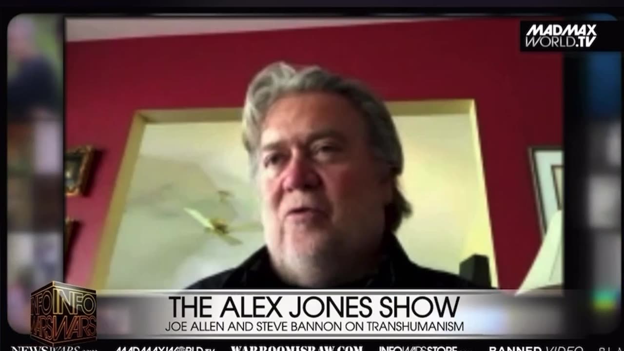 Full segment Steve Bannon and Joe Allen on InfoWars part 2