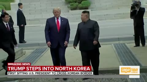 Trump Becomes 1st Sitting US President To Step Into North Korea | Sunday TODAY