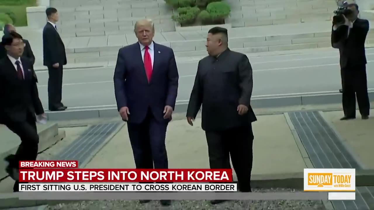 Trump Becomes 1st Sitting US President To Step Into North Korea | Sunday TODAY