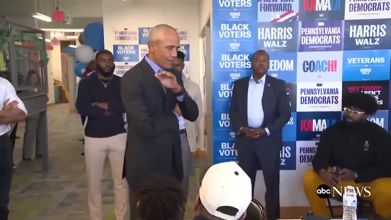 Obama accuses black men of “putting women down” if they don’t vote Kamala