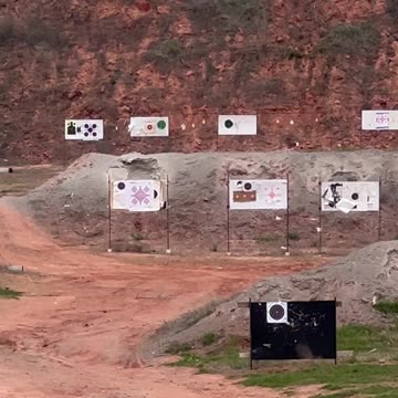 150yard shot with 350 Legend 4 inch target