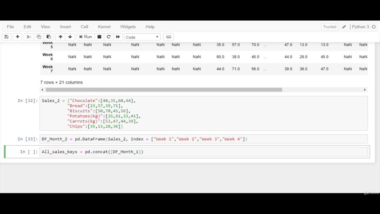 Python Full Course - Chapter 8 - 9. Combining Data Frames in Pandas