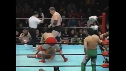 (2000.01.31) Jun Akiyama, Kenta Kobashi & Mitsuharu Misawa vs Akira Taue, Stan Hansen & Omori - AJPW