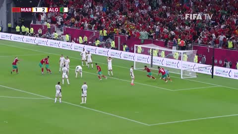 Morocco v Algeria FIFA Arab Cup Qatar 2021 Match Highlights