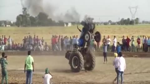 tractor stunt