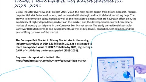 Conveyor Belt Market in Mining Market market Forecast By Industry Outlook By Forecast Period