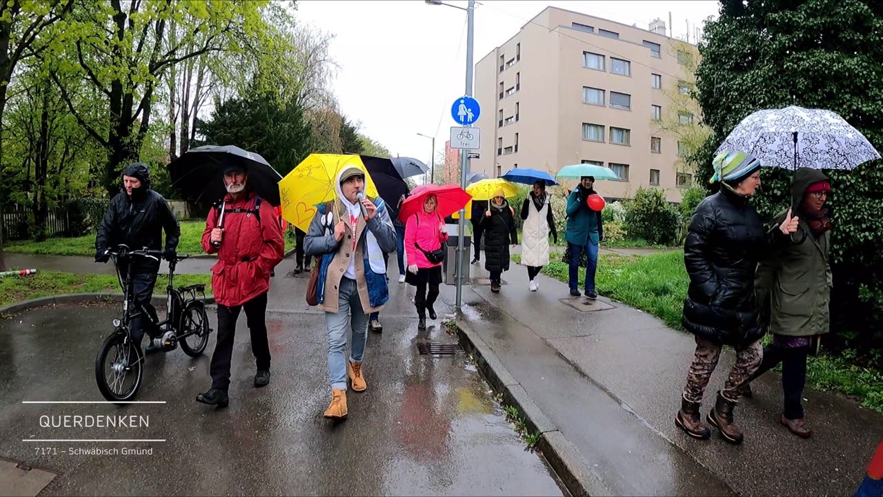 Chris aus Darmstadt beim Freiheits-Umzug in Stammheim am 16.04.2023