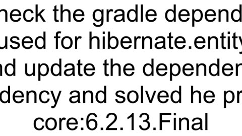 Class SpringHibernateJpaPersistenceProvider does not implement the requested interface PersistenceP