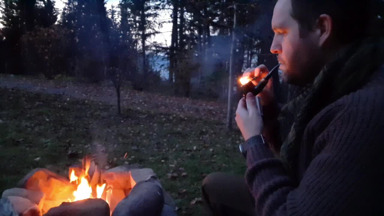 Bushcraft - solo hot tenting overnight camp in the Austrian Alps