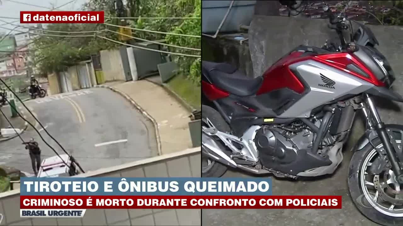 Tiroteio intenso e bandido morto