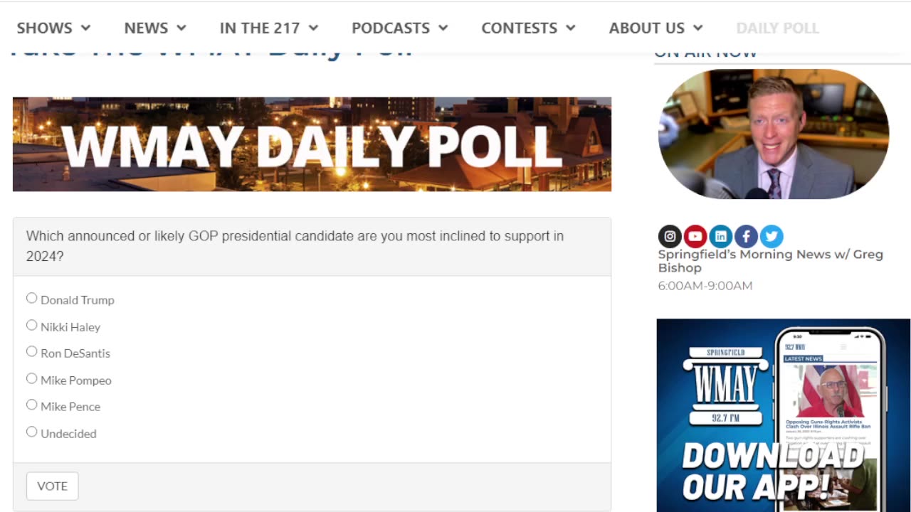 Who should be the GOP nominee for president?