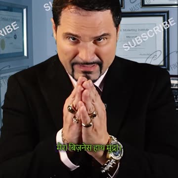 Business hand gestures! Is wale ka matlab hai "Time agaya hai"