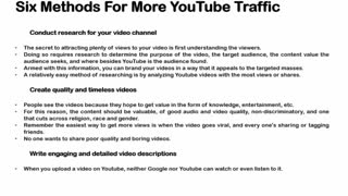 Youtube business course