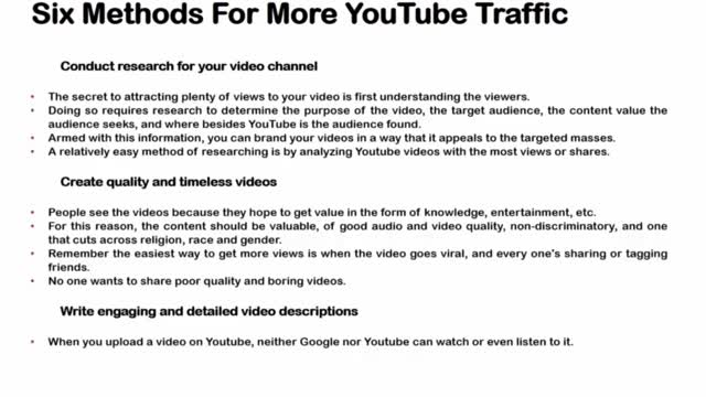 Youtube business course