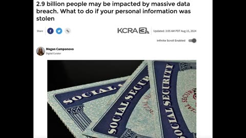 DON'T FALL FOR THE SOCIAL SECURITY PSYOP- IT'S ALL PART OF THE GREAT RESET - DIGITAL ID ENSLAVEMENT