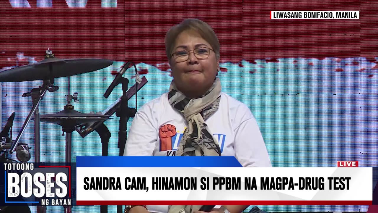 Sandra Cam, hinamon si PBBM na magpa-drug test