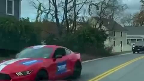 Grassroots Trump Car Parade in New Hampshire