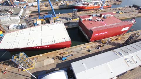 Watch a construction time-lapse of the Royal Navy's newest aircraft carrier