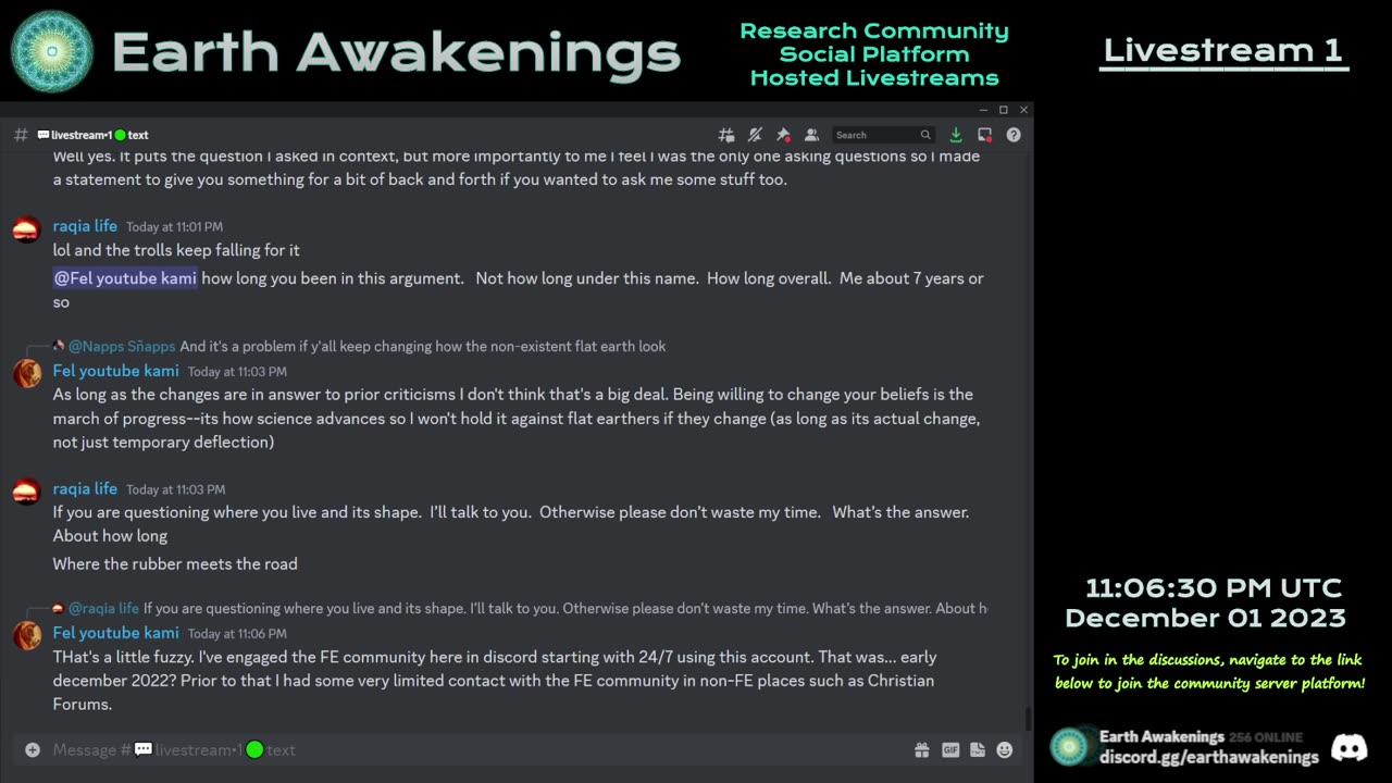 Earth Awakenings - Livestream 1 - #1327