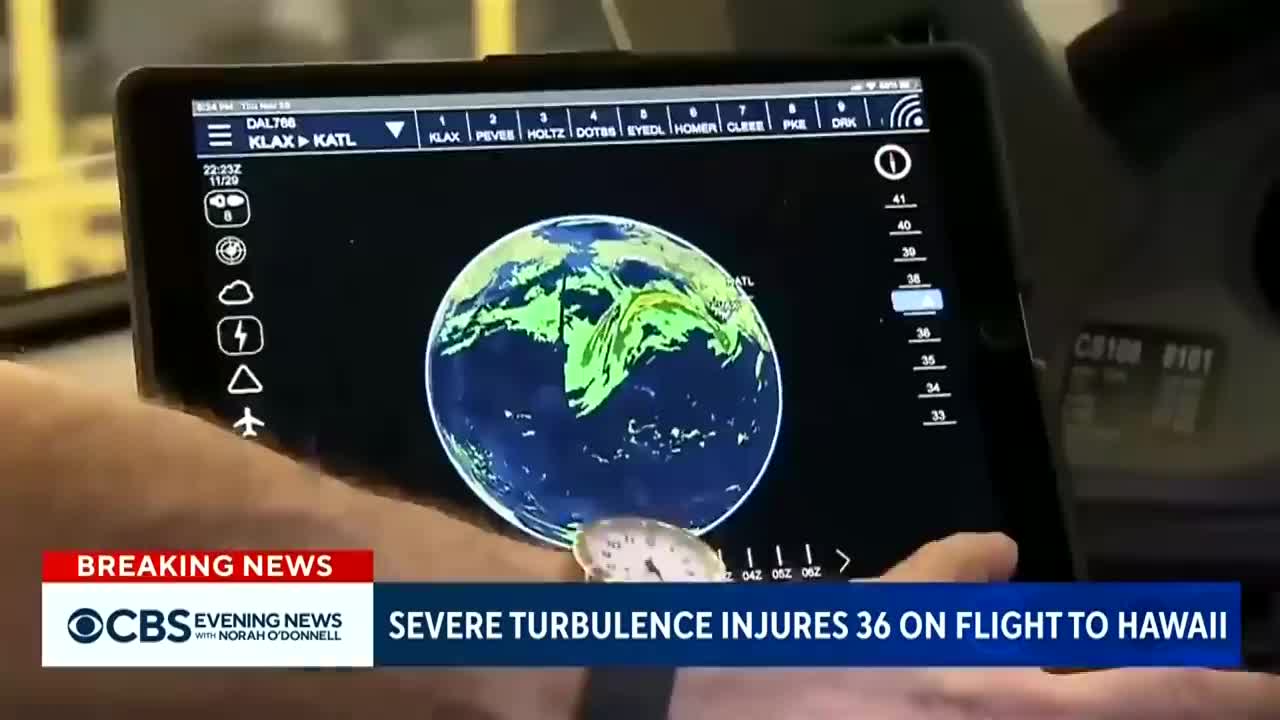 Severe turbulence injures 36 on flight to Hawaii
