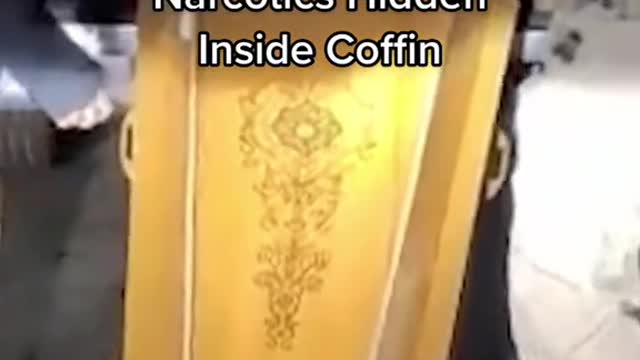 Cops Discover Smuggled Narcotics Hidden Inside Coffin