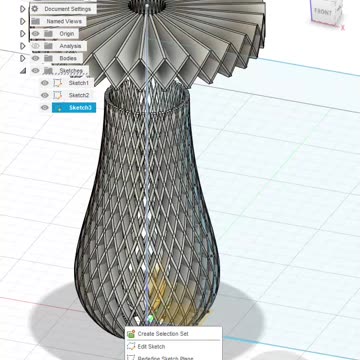 Fusion360: Make a Double Spiral Vase