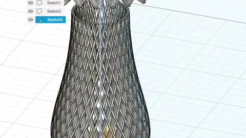 Fusion360: Make a Double Spiral Vase