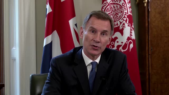 UK finance minister Hunt reverses tax plan