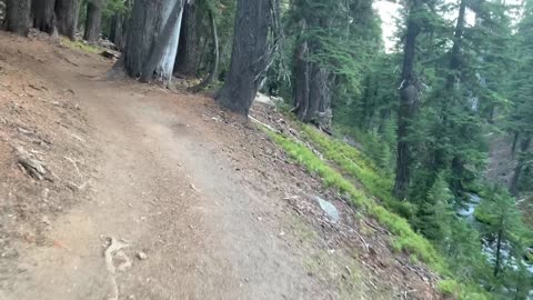 Central Oregon - Three Sisters Wilderness - Hiking Above Winding Creek