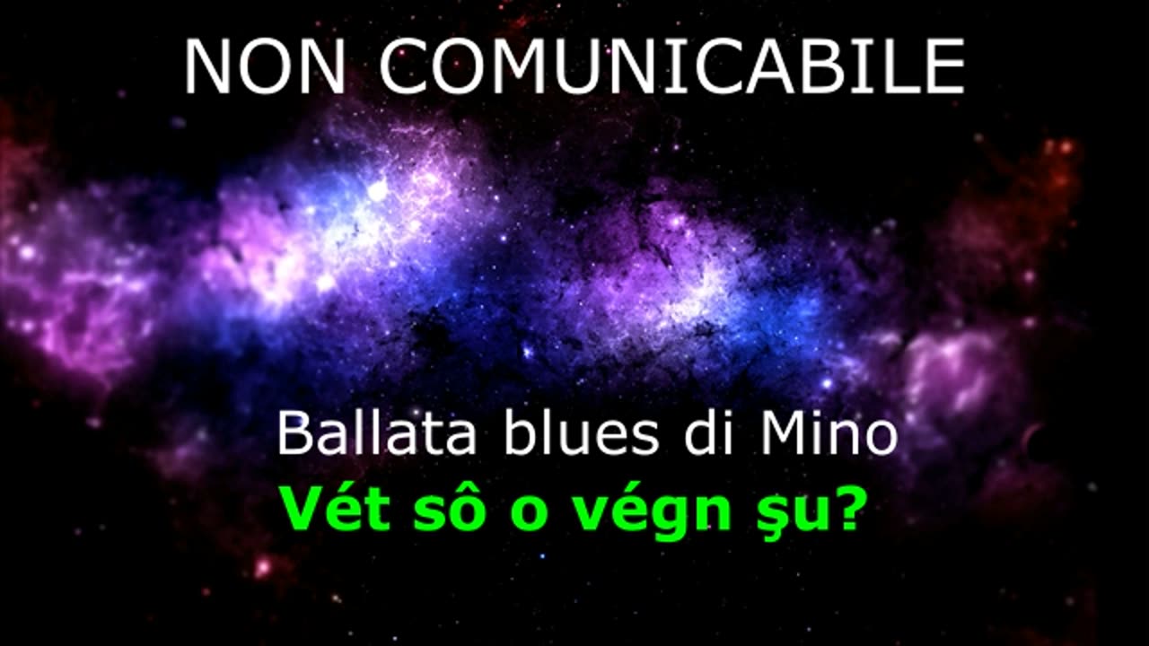 NON COMUNICABILE BLUES di Mino