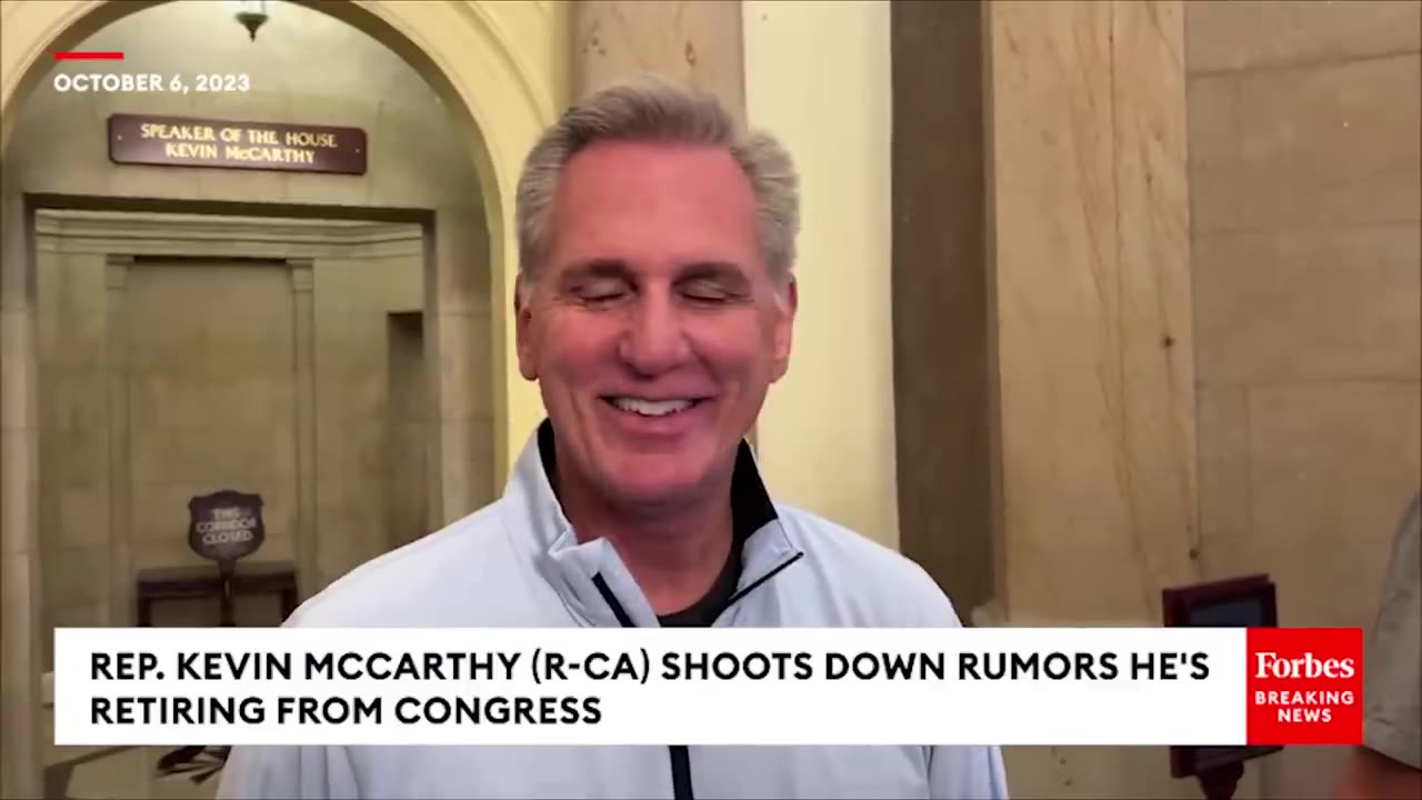 BREAKING NEWS: Kevin McCarthy Responds To Rumors He's Resigning From Congress
