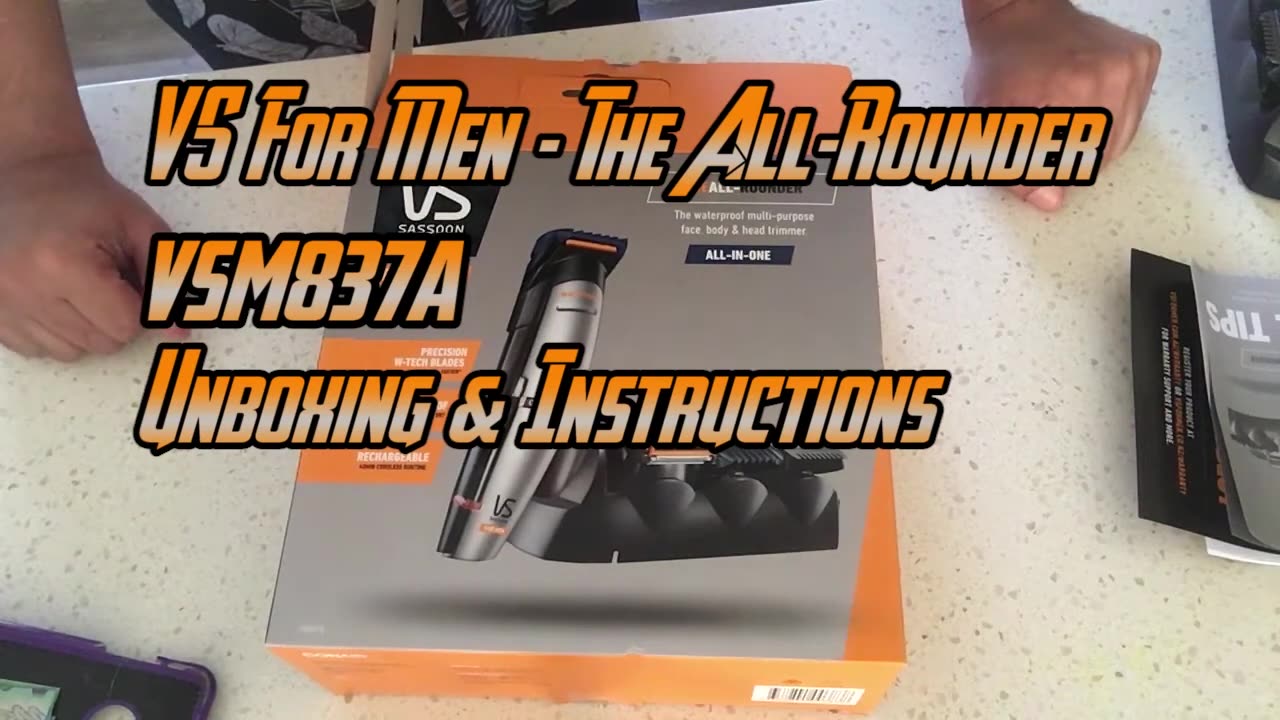 VS For Men The All Rounder VSM837A 1 - Unboxing & Instructions @vsproseries @VSSassoon