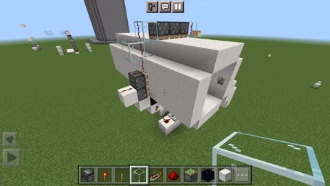 How to make a 3x3 piston door in Minecraft