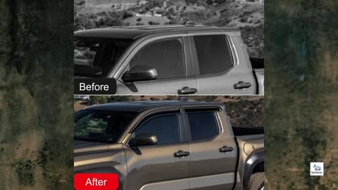 Review - HIGH FLYING Window Visors for Toyota Tacoma 4dr 4th Gen 2024 2025