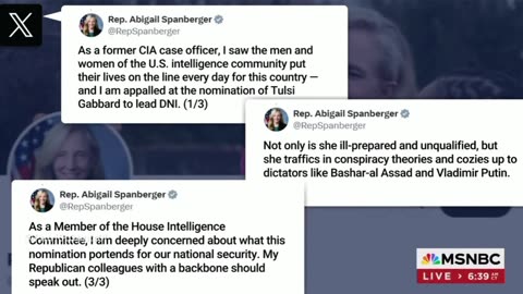 ABIGAIL SPANBERGER ON TULSI GABBARD