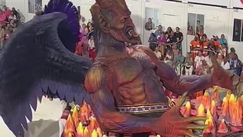 Carnaval in Brazil Satanic Ride 🤔💥🤔💥